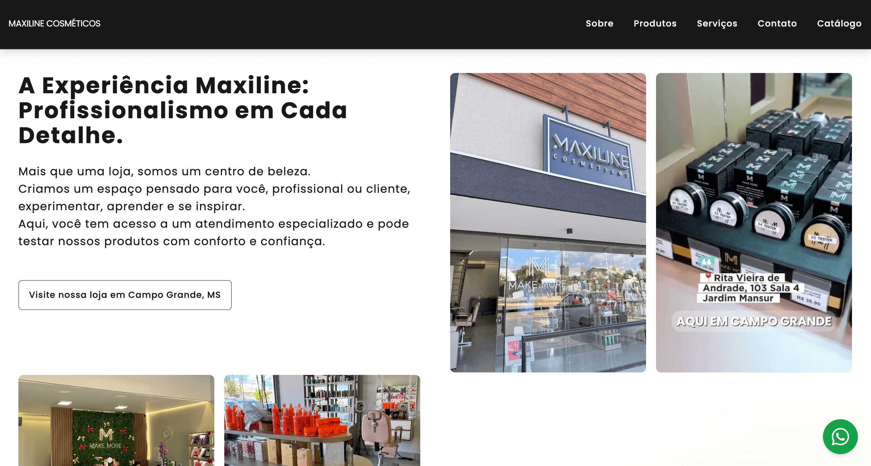 Prévia do projeto Loja de Cosméticos